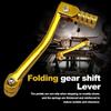 Folding Gear Shifter Shift Lever Pedal CNC Compatible with 70cc 50cc 90cc Gold