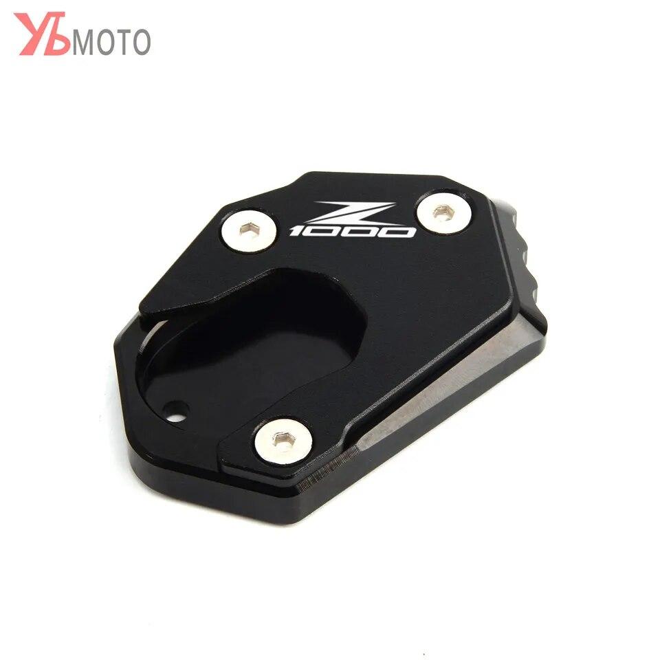 Fashion Motorcycle Side Stand Enlarger Plate Pad Kickstand Extension For KAWASAKI Z1000 2010- Z1000SX NINJA 1000 2011-2016