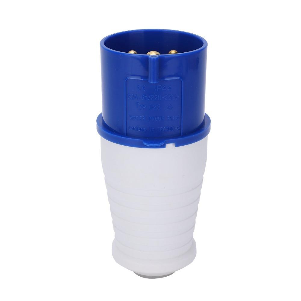 32A 220-250V Industrial Plug Connector IP44 Generator Plug  Heavy Duty Applications