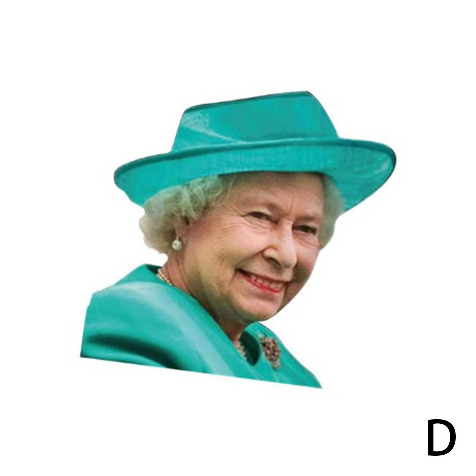

Наклейка на окно автомобиля Queen Queen Elizabeth Car Sticker - Наклейки на автомобиль Queen Of England Водонепроницаемые персонализированные наклейки для автомобиля