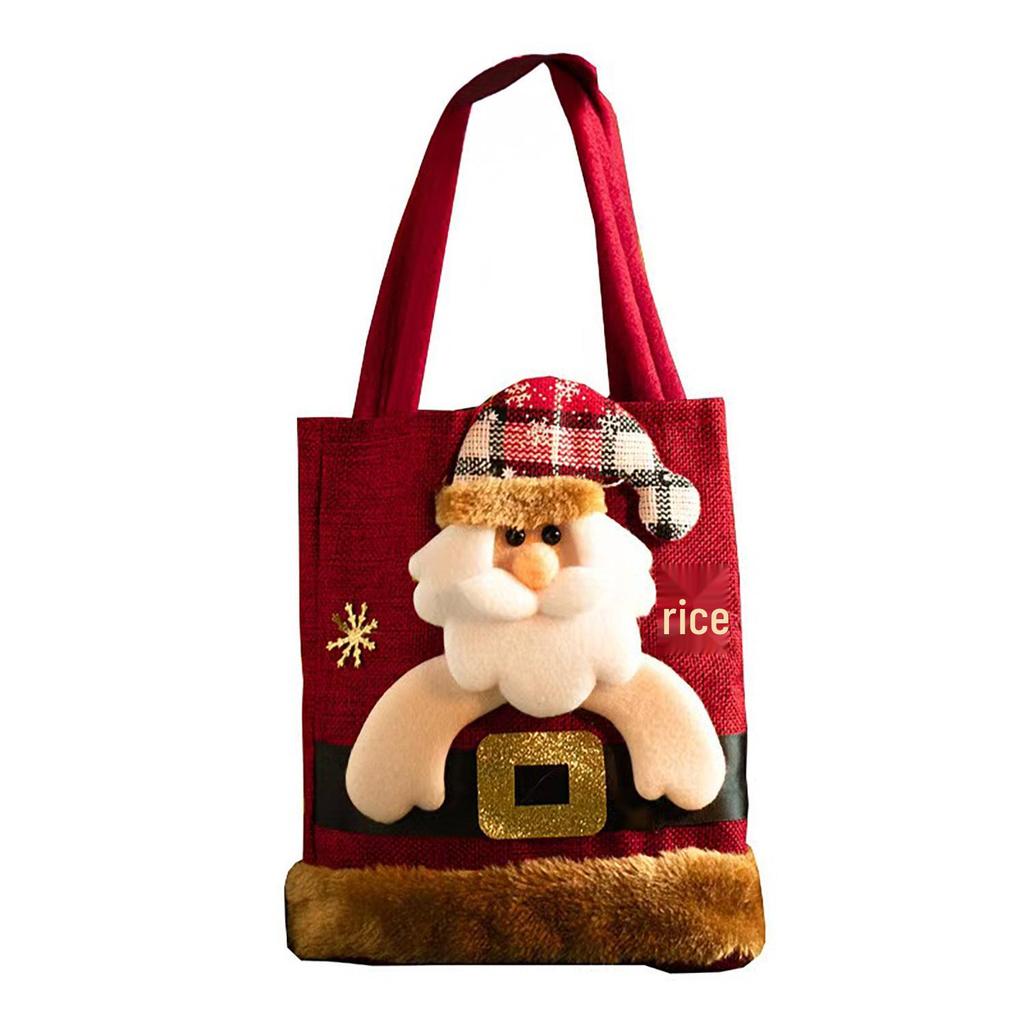 Mingguan Christmas Eve Candy Gift Tote Bags - Festive Decorations & Party Gifts