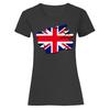 United Kingdom Flag Abstract Womens 100% Cotton T-shirt Mens Tees Top British Pride Tee