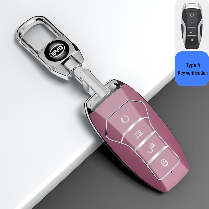 Compatible Key Cover for BYD Han EV, Tang DM/MAX, Song Pro, Qin PLUS, Yuan Models - Women’s Shell Buckle Bag