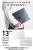 Elecom Hard Case for MacBook Air BMWMA2MPVCR 13-inch (M3 2024/M2 2023), Clear,