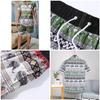 Elephant Pants Shorts Shirt Set V-neck Adjustable Elastic Waist Strap Women Men Unisex Print Thailand Casual Beach Summer Bohemian Retro Vintage
