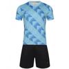 Adult Soccer Jersey Set Short Sleeve Team Uniform Custom Print Number Name Sportswear