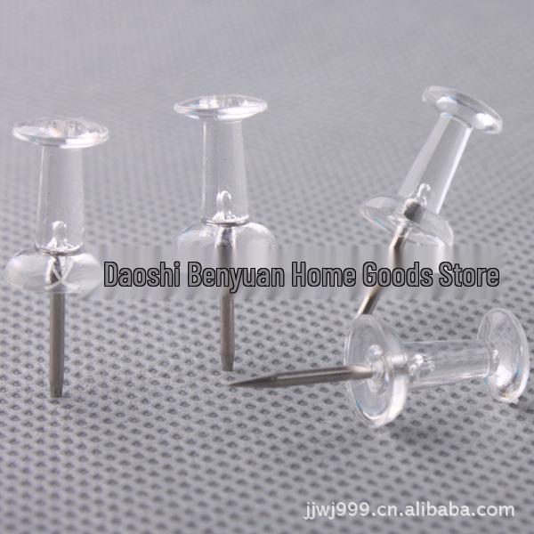 

Clear Acrylic Drawing Tack - White Plastic