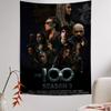 The 100 Tv Series Anime Hanging Bohemian Tapestry Home Decoration Hippie Bohemian Decoration Divination Wall Hanging Home Decor