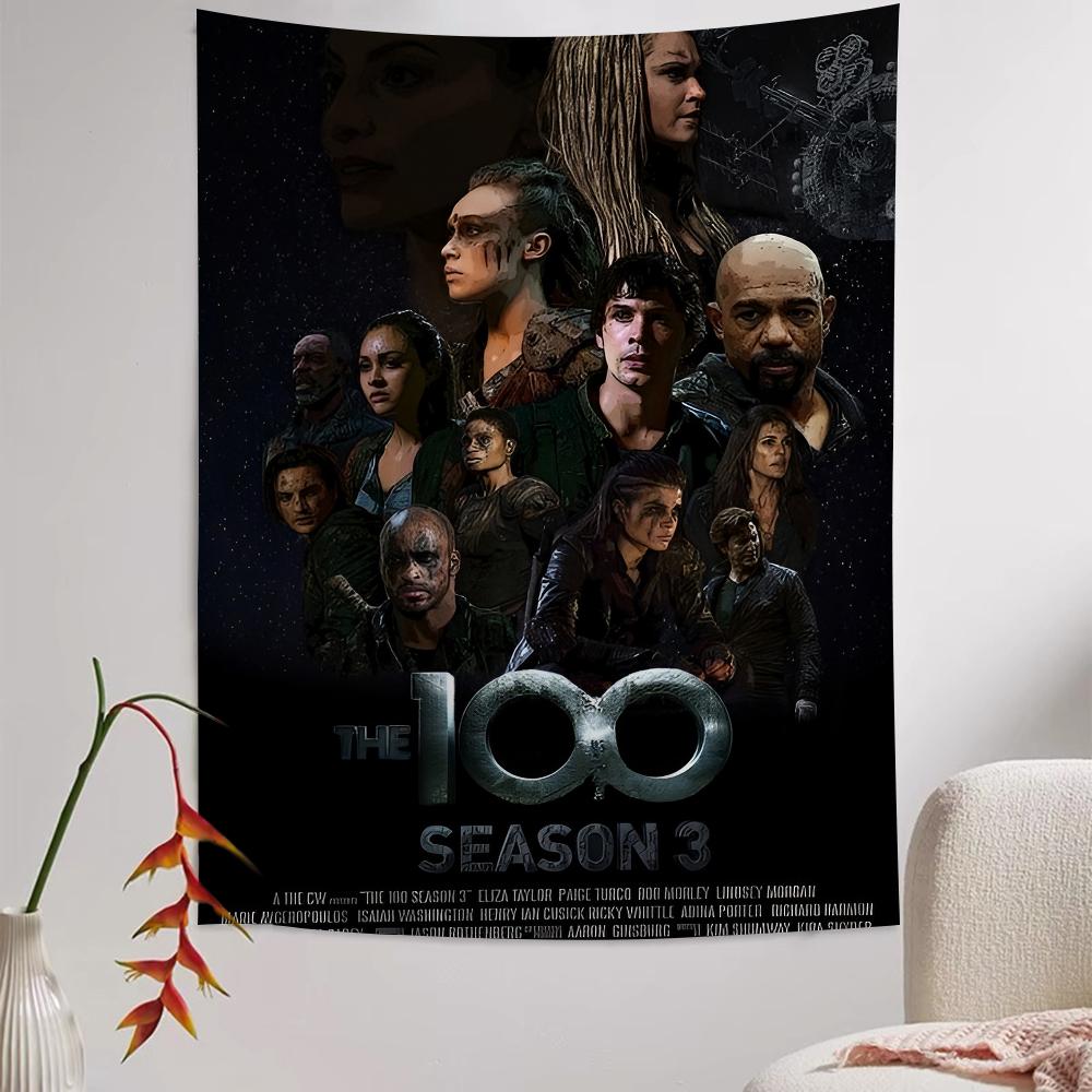 The 100 Tv Series Anime Hanging Bohemian Tapestry Home Decoration Hippie Bohemian Decoration Divination Wall Hanging Home Decor