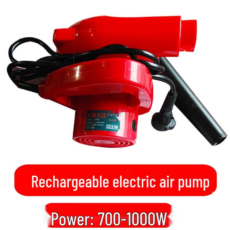 Electric Air Pump & Repair Kit for Inflatable Pools and Props