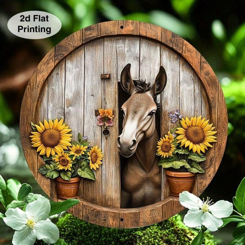 

Metal Tin Sign 2D Wall Art Home Decor Flat Hanging Decorative Plaque