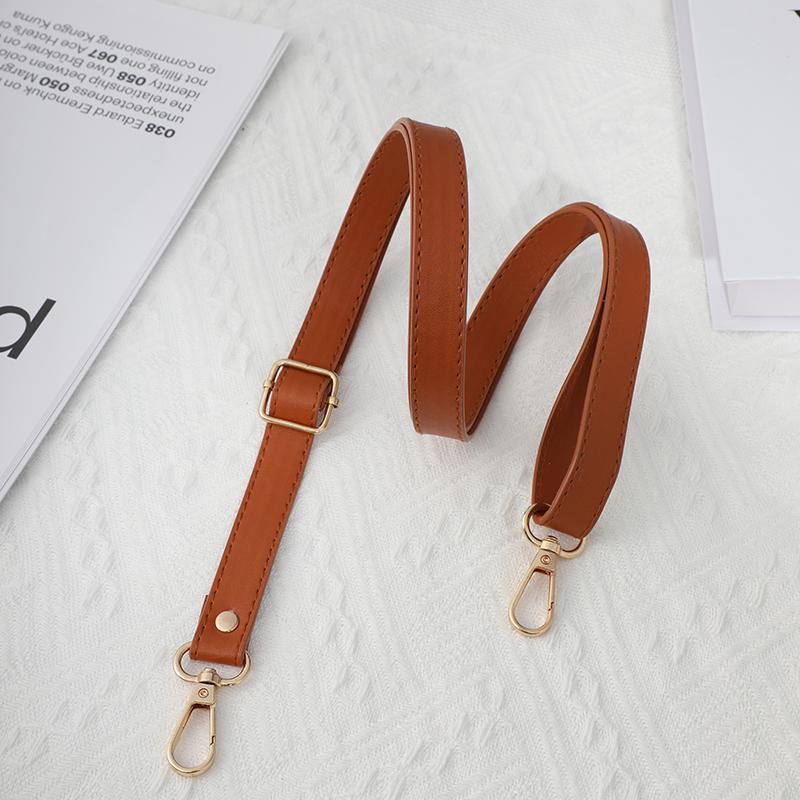 130cm Long Adjustable PU Leather Bag Strap For Crossbody 1.8cm Wide Shoulder Bag Strap Replacement Accessories For Handbags New
