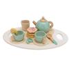 Tea Party Set Simulation Funny Improve Language Communication Skills Wooden Tea Set Pretend Play Toy