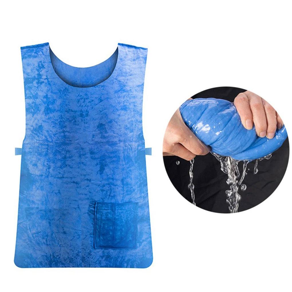 Cooling Vest Heatstroke Prevention No Refrigeration Required Safety Cold Vest Sports Fabric Vest