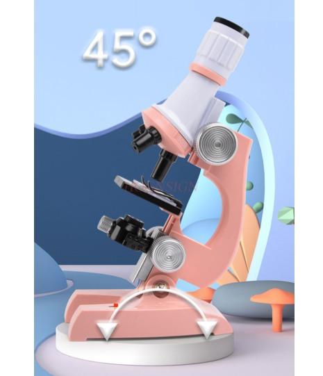 Children'S Science Experimental Microscope Home Portable