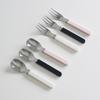 Mood Stainless Dessert Cutlery Spoon Fork 3 Colors