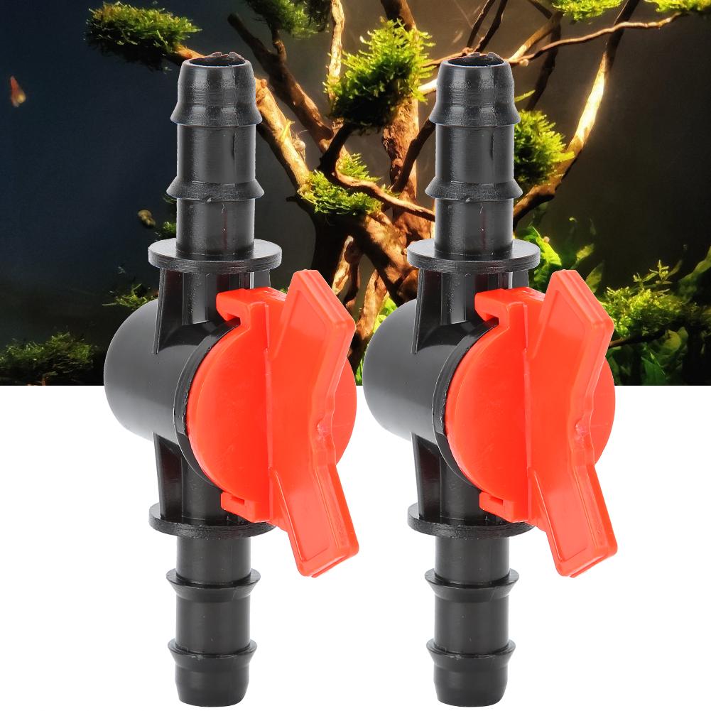 2pcs Fish Tank Water Flowing Regulator Valve Water Flowing Controller Tube Pipe Connector