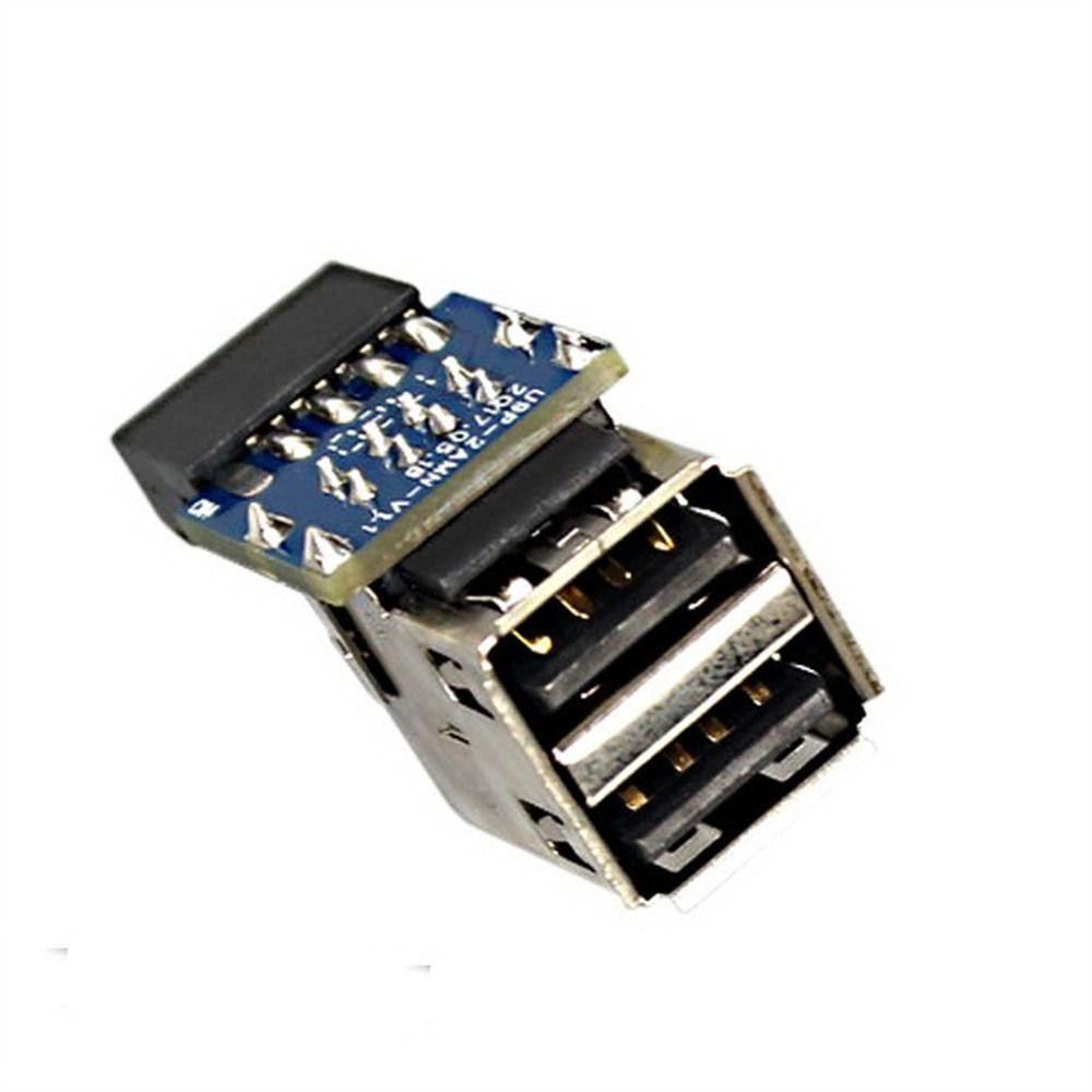Converter Adapter Cable Converter USB 2.0 Adapter USB Double Layer Adapter Motherboard Header