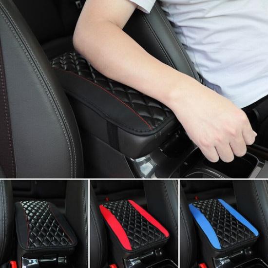 Car Accessories Armrest Pad Cover Center Console Box Cushion Mat PU Leather