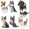 Diy Puzzle Assembly Pet Dog Building Block Simulation Cat Model Children Assembly Miniature Building Block Toy