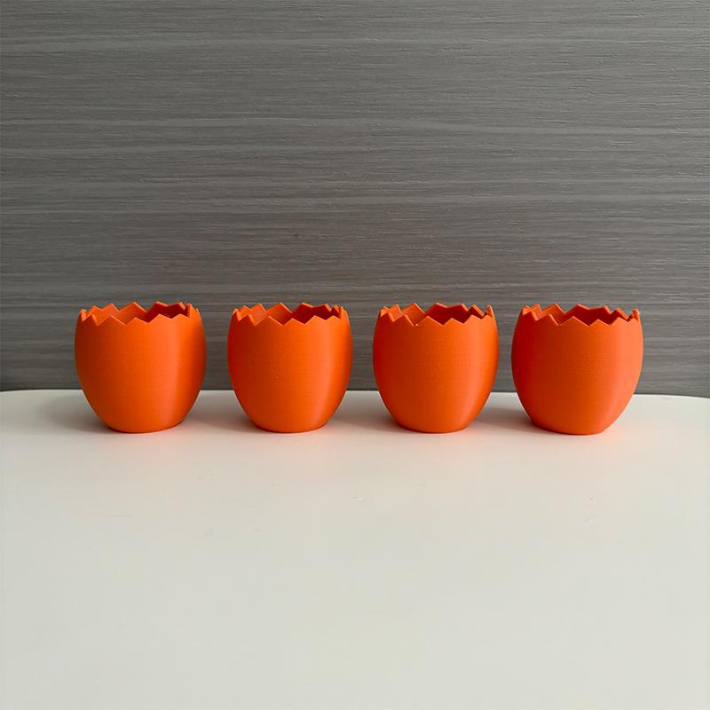 4 Pezzi Mini Fioriera a Forma di Uovo Fioriera per Piante Succulente Ornamento da Tavolo Fioriera in Plastica Decorazione per la Casa Decorazione di Pasqua
