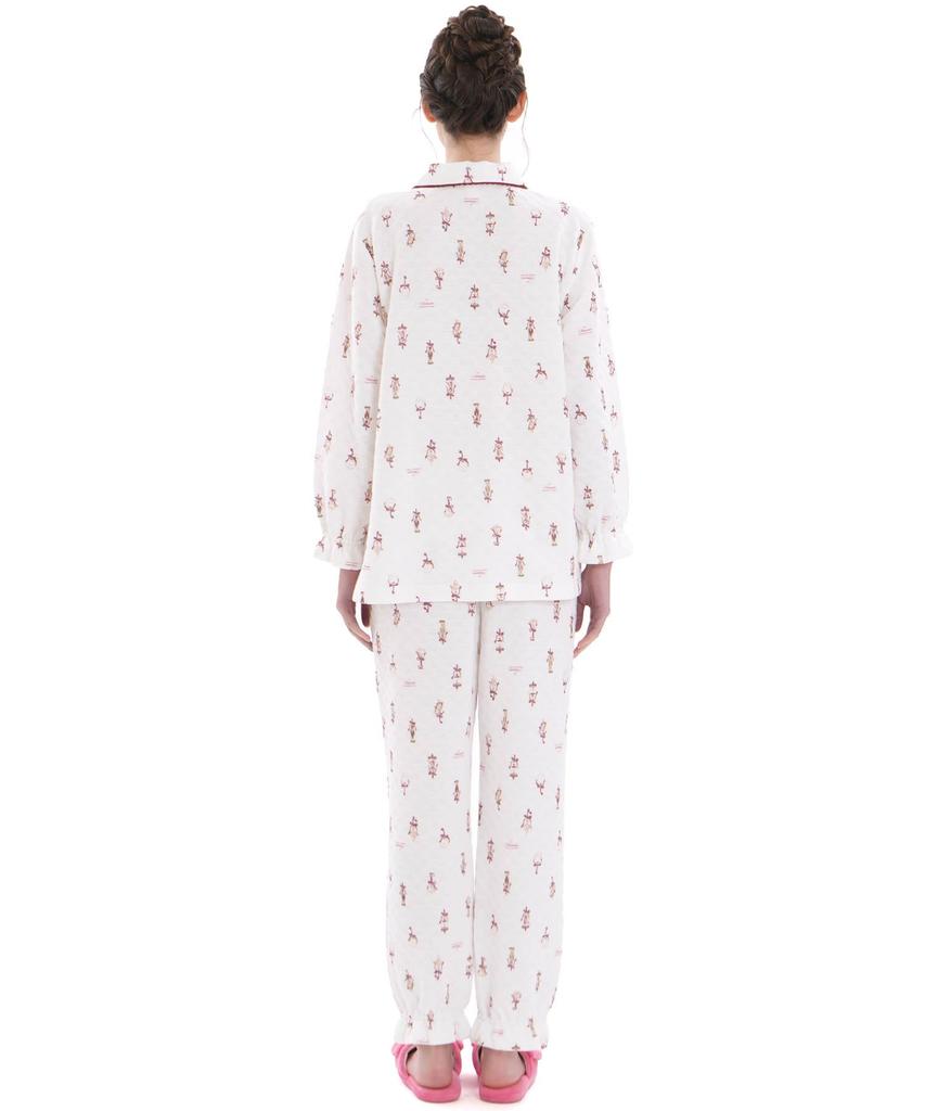 Cotton-lined (cotton-filled) Nutcracker Shirt Pajamas