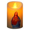 Jesus Christ Candles Lamp LED Tealight Romantic Pillar Light Battery Operated Creative Flameless Electronic Candle candles home
