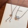 New Chinese style wooden pony pendant necklace retro temperament versatile sweater chain natal year necklace women