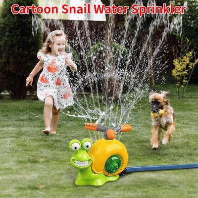 Cartoon Schnecke Wassersprinkler Sommer Garten Rasen Wasserspielzeug Sprühwasser Spielzeug für Jungen Mädchen Sommer Hinterhof Rasen Poolparty Spaß