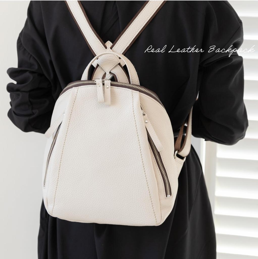 BAG since Genova Made in Japan Italian Leather x Nylon Compact Backpack Mini Bag Mastrot Leather Bag Backpack Cowhide Lightweight Present Imai Bag Day