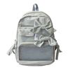 Women's Bow Backpack Student Large Capacity Schoolbag