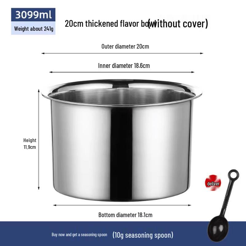 Stainless Steel Seasoning Storage Jar