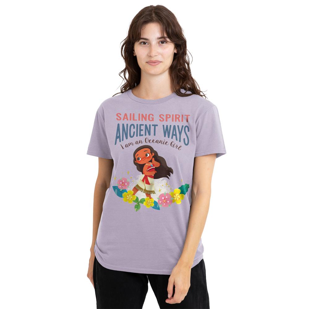 Moana Womens/Ladies Sailing Spirit T-Shirt