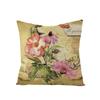 New Retro Flower Pillow Cover Polyester Home Pillow Living Room Sofa Cushion Cushion