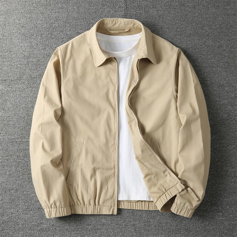 2026 Men s Retro Washed Distressed Jacket - Versatile Long Sleeve Casual Outerwear M
