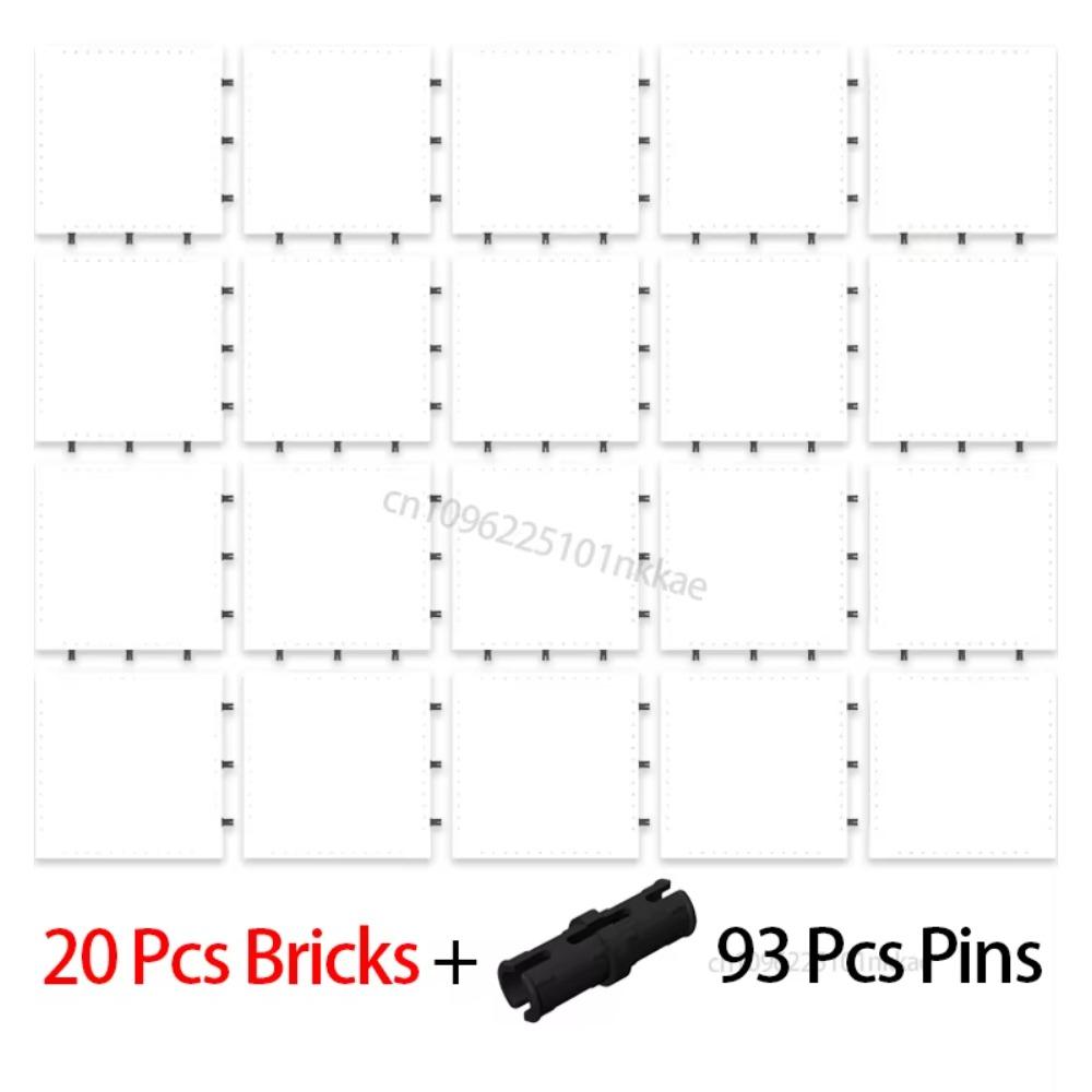 Wholesale 16X16 Pixel Art Building Blocks Bottom Plate 65803 Bricks Baseplate Part Compatible 31212 21333 98138 Pixel Toys Gifts