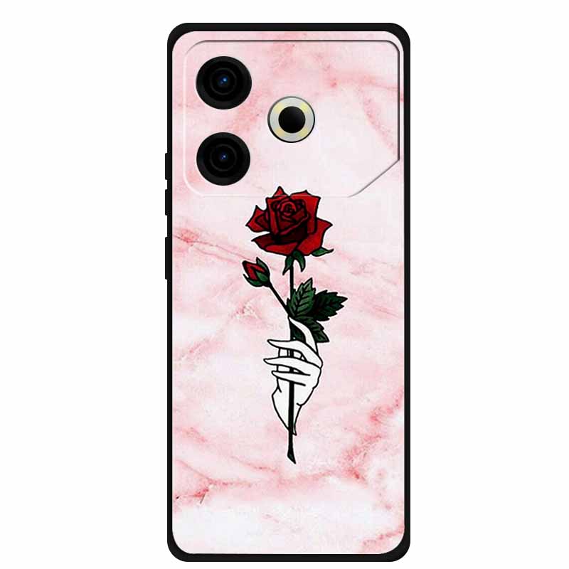 Phone Case For Tecno Pova6 Neo TPU Back Coque for Pova 6 Neo Marble Colour Soft Cover Protective Funda Luxury Silicone Shell