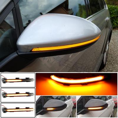 Sinal de Pisca Sequencial Compatível para Espelho Retrovisor VW Golf 7/7.5 GTI/GTD Sportsvan/Touran