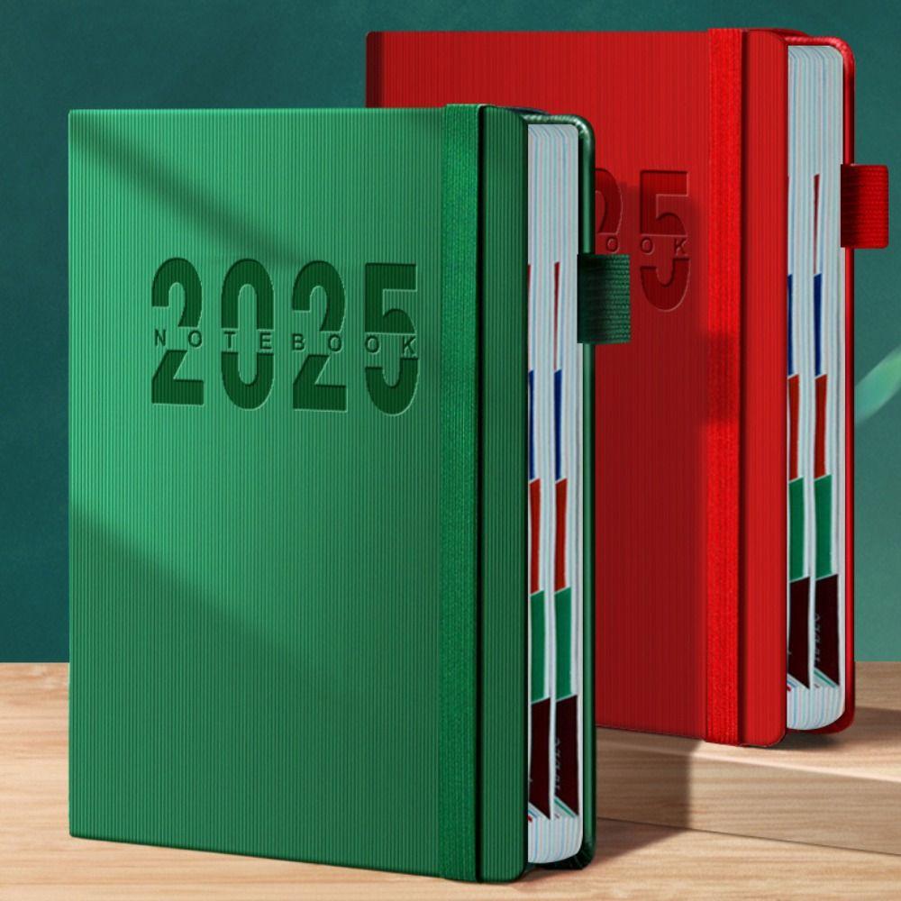 

Список справ 2025 Порядок денний Книга A5 Планувальник Блокнот Портативний Календар Книга Студенти темно-зелений колір