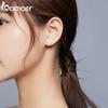 BAMOER 925 Sterling Silver Jewelry Garden Elves Long Stud Earrings for Women Fine Jewelry