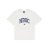 (WMNS) Big NBSC T-Shirt Asia Sizing 'White Blue' Women's AWT42313-CIC