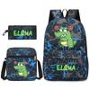 School Bag Three-Piece Game Merchandise Backpack Large Capacity Middle School Students Outdoor Campus