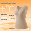 Women's Seamless Slimming Mulberry Silk-Cashmere Top with Breast Pads - Original 2025 Autumn/Winter Collection