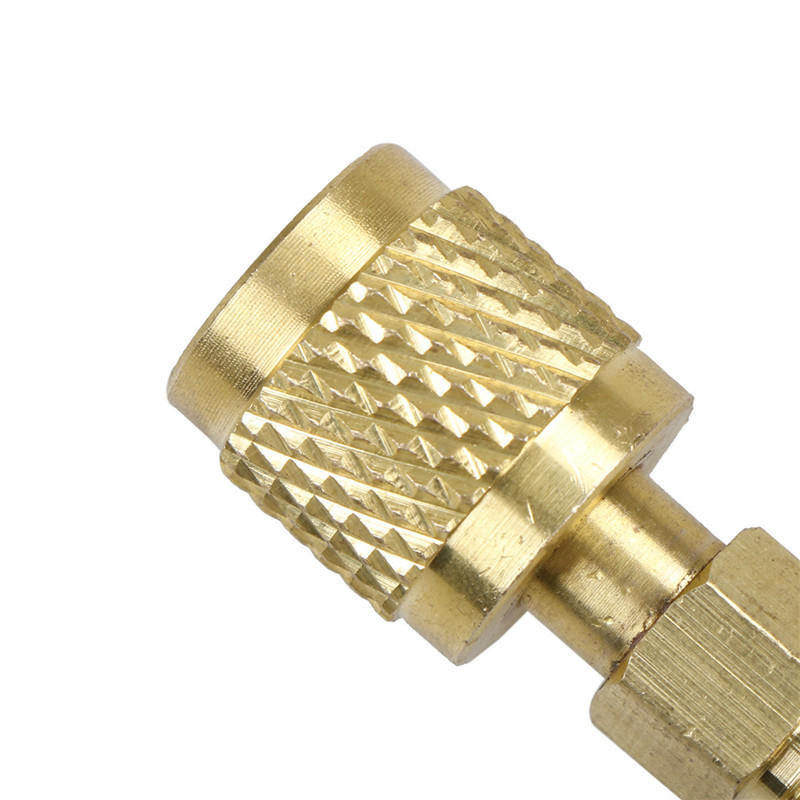 R410 Brass Adapter 1/4" Male To 5/16" Female Charging Hose To Pump