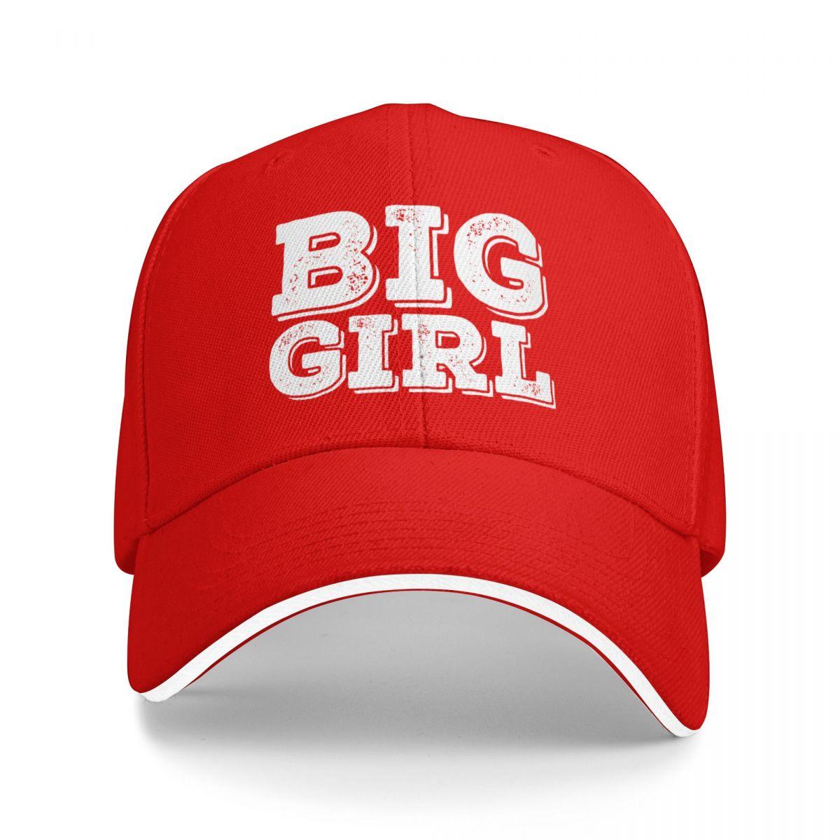 BIG GIRL Typography Baseball Cap F Unisexs big size hat summer hat For Unisex Womens