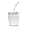 Xiaoyueya 350ml Glass Straw Coffee Cup