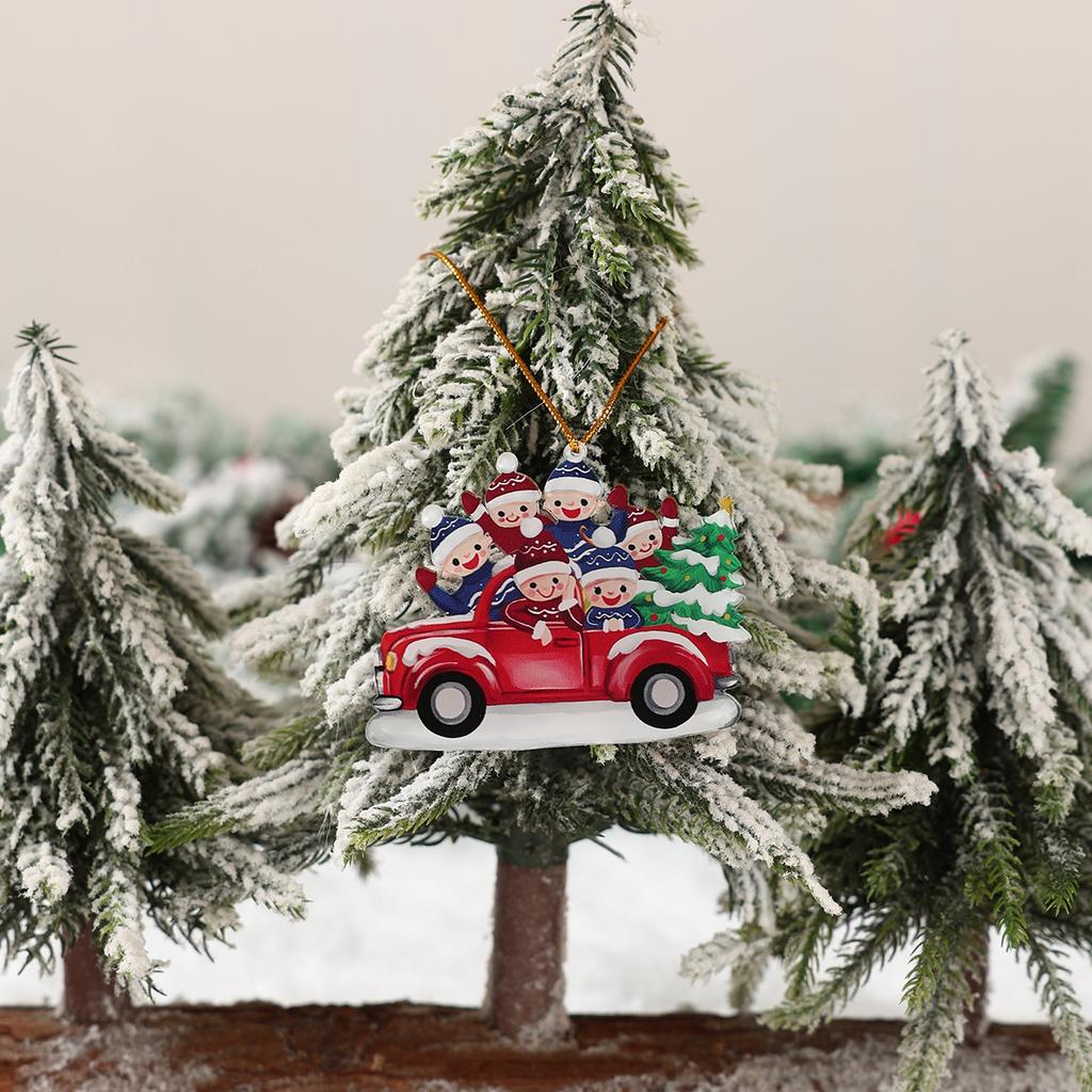 Christmas Family Pendant Navidad Natal Noel Tree Hanging Ornament Merry Christmas Decorations For Home 2025 Happy New Year 2025