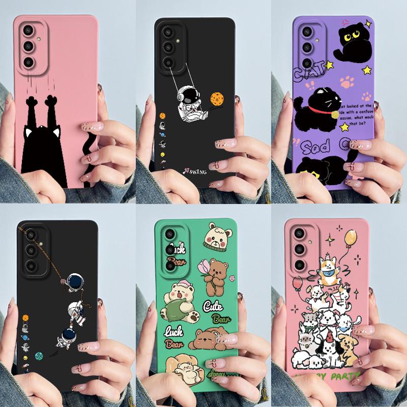 For Samsung Buddy 2 Phone Case Astronaut Back Cover For Galaxy Buddy2 Funda Soft Liquid Silicone Camera Protection Bumper Coque
