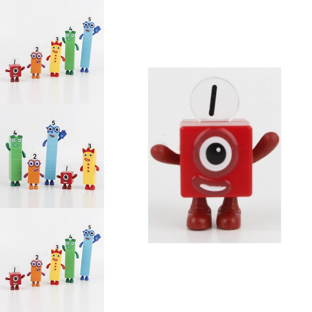 Numberblocks Barevné Stavebnice Roztomilé Transformovatelné Figurky Pro Dětské Hraní