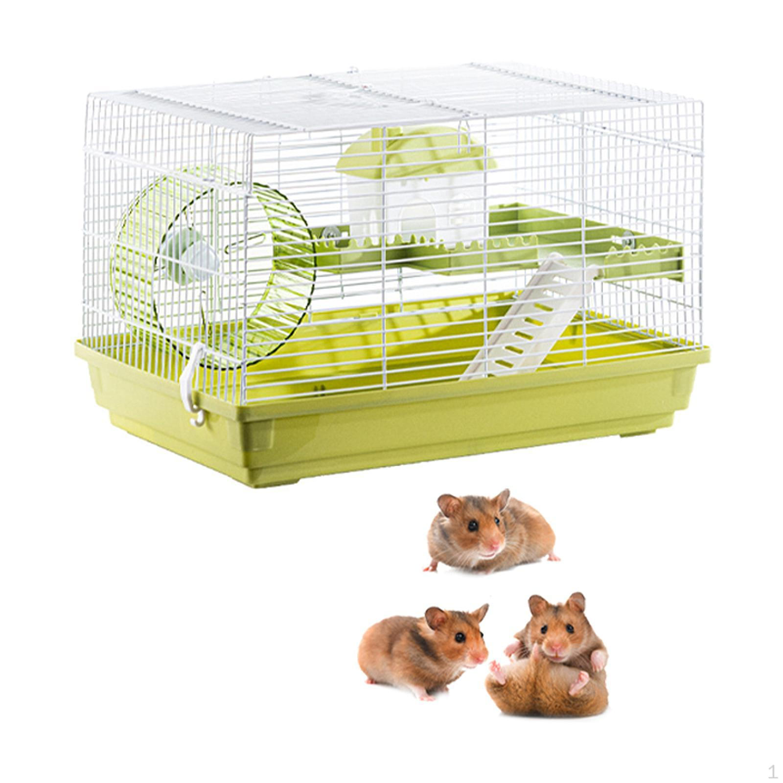 

Клетка для хомяка Habitat, дышащая, переносная, для маленьких животных, морских свинок, крыс, сахарных планеров зелёный